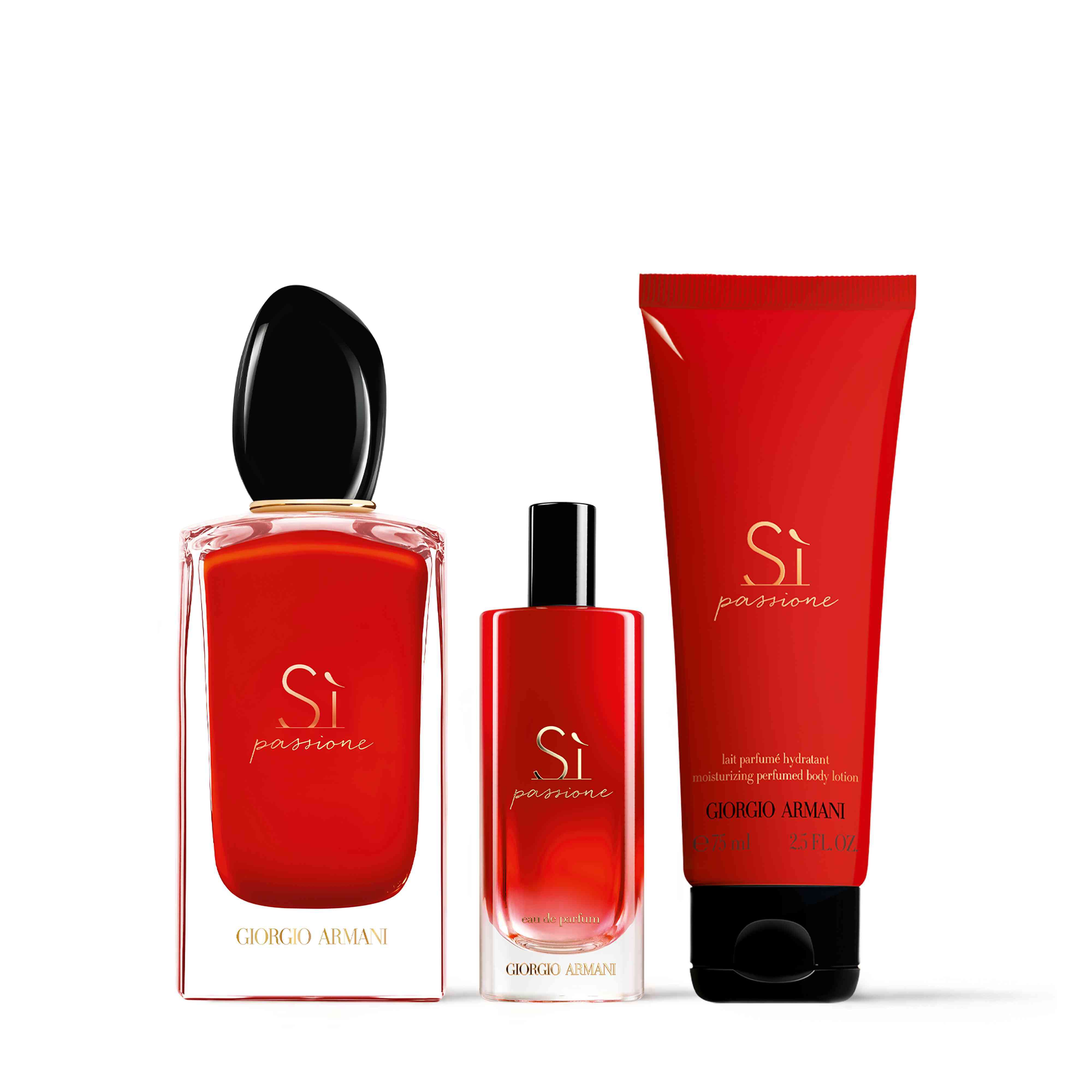 Armani si red gift set discount